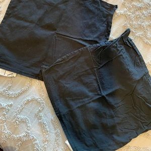 2 Black IKEA Pillow covers
